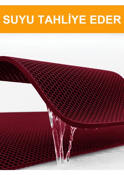 Bal Petek Pvc Paspas Islak Zeminlerde Kaydırmaz Iç Dış Mekan Banyo Duş Lavabo Havuz Kenarı Halısı