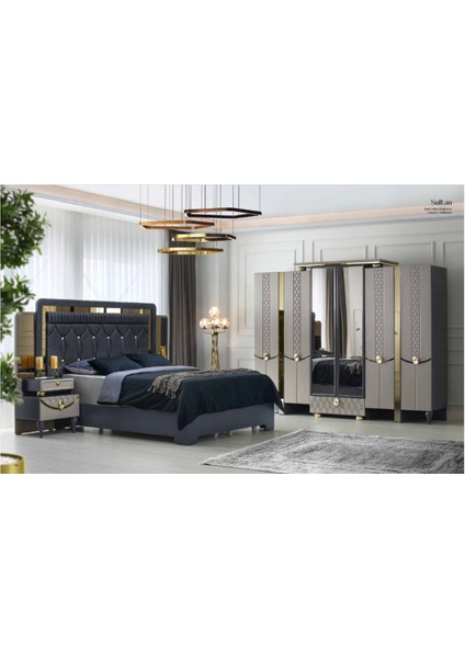 Aby Antrasit Sultan Yatak Odası Takımı