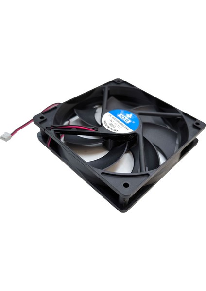 12CM 12V 2 Pinli Kasa Fanı Dc 12V 12CMX12CMX2.5CM 2 Pinli Fan modelleri