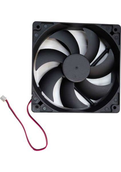 12CM 12V 2 Pinli Kasa Fanı Dc 12V 12CMX12CMX2.5CM 2 Pinli Fan indirimleri