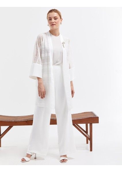 Dantel Ceketli Ikili Takım Ekru modelleri