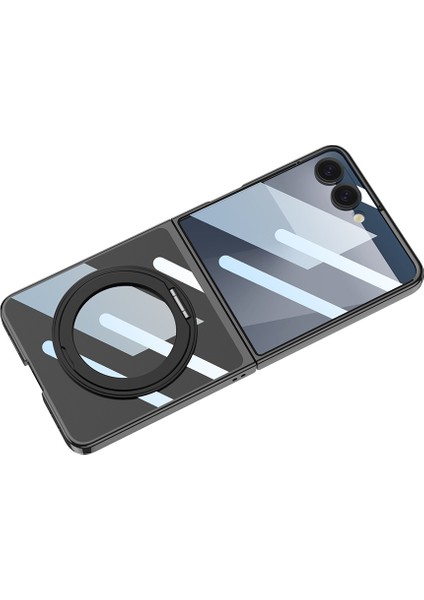 Samsung Galaxy Z Flip 7 M-safe Şarj Özellikli Zore Kıpta KPT-02 Standlı Kapak fırsatları