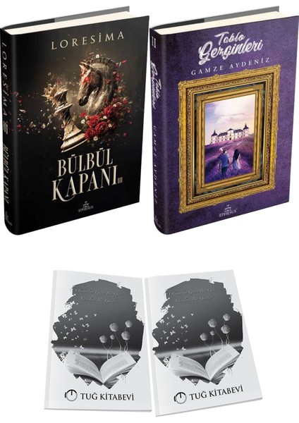 Tablo Gezginleri 2 Ciltli ve Ephesus Yayınları Bülbül Kapanı 3 Ciltli Loresima 2li Set + Hediyeli