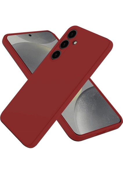 Newface Samsung Galaxy A26 Kılıf Nano Içi Kadife Silikon - Kırmızı