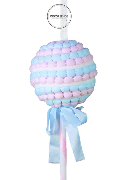 Yılbaşı Süsü Candy Çubuklu Şeker Mavi Pembe 28 cm fiyatları