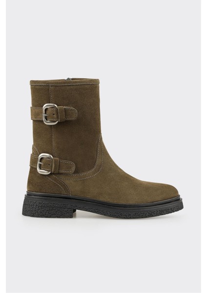 Yeşil Deri Kadın Günlük Bot