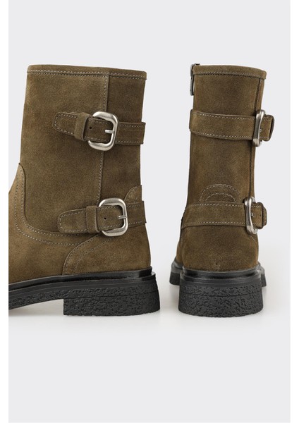 Yeşil Deri Kadın Günlük Bot fırsatları