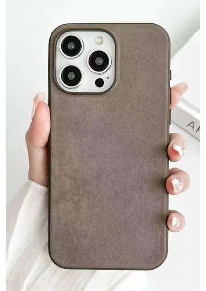 Newface iPhone 15 Pro Kılıf Karen Magsafe Kapak - Kahverengi