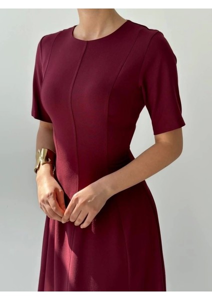 Wera Pliseli Midi Elbise indirimleri