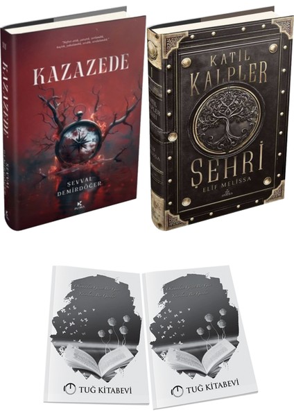 Katil Kalpler Şehri 1 Ciltli ve Kazazede 3 Ciltli Şevval Demirdöğer 2li Set + Hediyeli