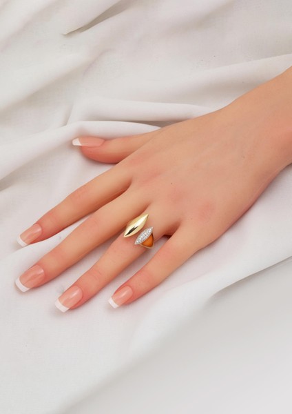 Markiz 14 Ayar Altın Twin Yüzük fiyatları