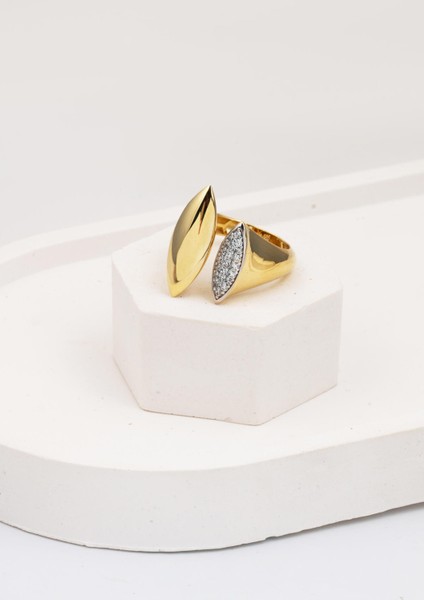 Markiz 14 Ayar Altın Twin Yüzük fırsatları