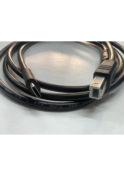 Yazıcı Typec Kablo Printer Typec Kablo 3 Metre