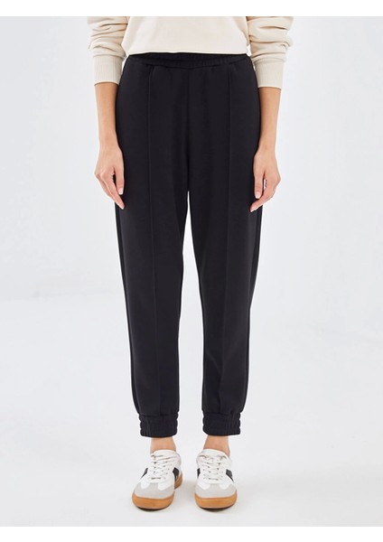 Lcw Vision Siyah Beli Lastikli Kadın Jogger Eşofman Altı fiyatları