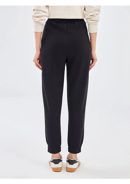 Lcw Vision Siyah Beli Lastikli Kadın Jogger Eşofman Altı fırsatları