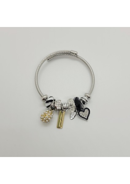 Kalp Çelik Bileklik