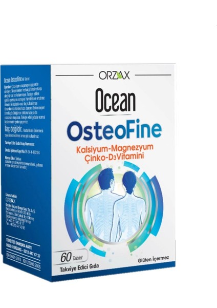 Osteo Fine Takviye Edici Gıda 60 Tablet