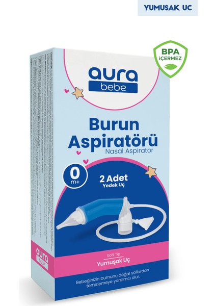 Bebek Burun Aspiratörü ve 2 Adet Yedek Uç