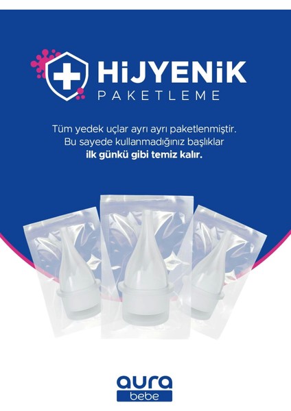 Bebek Burun Aspiratörü ve 2 Adet Yedek Uç fırsatları