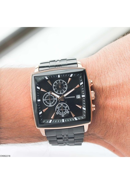 CH002218 Çelik Kordonlu Erkek Kol Saati
