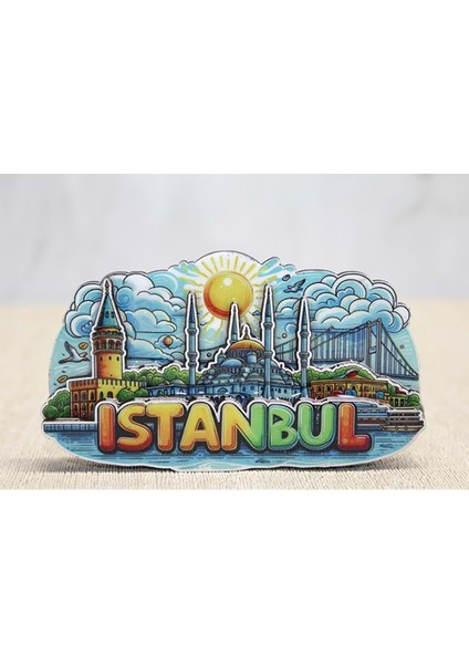 Ahşap Istanbul Temalı Magnet fiyatları