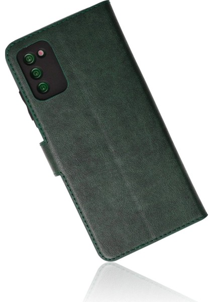 Samsung Galaxy A03S Kılıf Trend S Plus Kapaklı Kılıf - Yeşil - AKMONL5315-3050 fırsatları