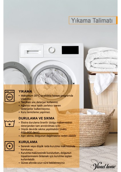 Ecotermo Beyaz Bebek Yorganı 95X145 cm + 1 Adet 35X45 Bebek Yastığı | Yumuşak & Nefes Alabilen indirimleri