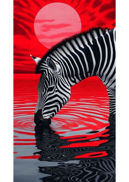 Kırmızı Halı Üzerinde Büyük Asalet Iı Ev Duvar Salon Güzellik Salonu Ofis Dükkan Dekarasyon Kanvas Tablo fiyatları