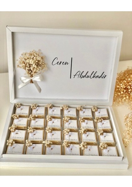 Nişan Söz Düğün Nikah Kız Isteme Çikolatası Bohça Çikolatası Hediye Çikolata