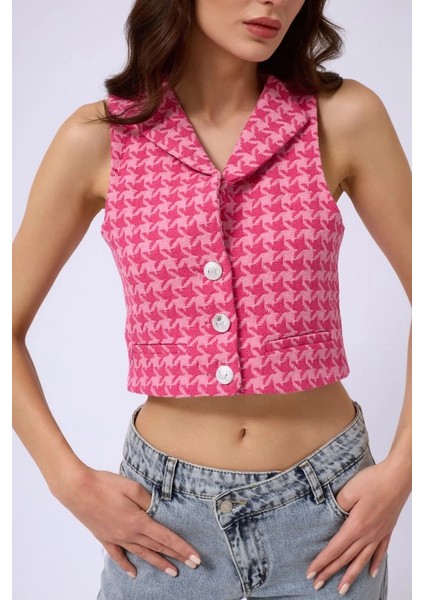 Kazayağı Crop Yelek fırsatları