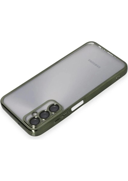 Newface Samsung Galaxy A05S Kılıf Razer Lensli Silikon - Yeşil modelleri