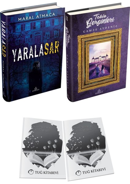 Tablo Gezginleri 2 Ciltli ve Ephesus Yayınları Yaralasar 1 Ciltli Maral Atmaca 2li Set + Hediyeli