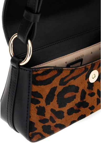 Kadın Leopar Desenli Gerçek Deri Omuz Çantası -Mix modelleri