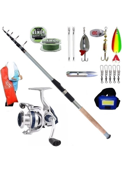 Okuma ARIA-3000A 300CM 60-120GR Remixon Carbo-X Turna Spin Olta Takımı Seti