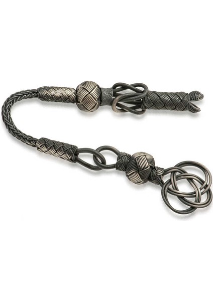 Gümüş Trabzon Örmesi Kazaz Tesbih Püskülü