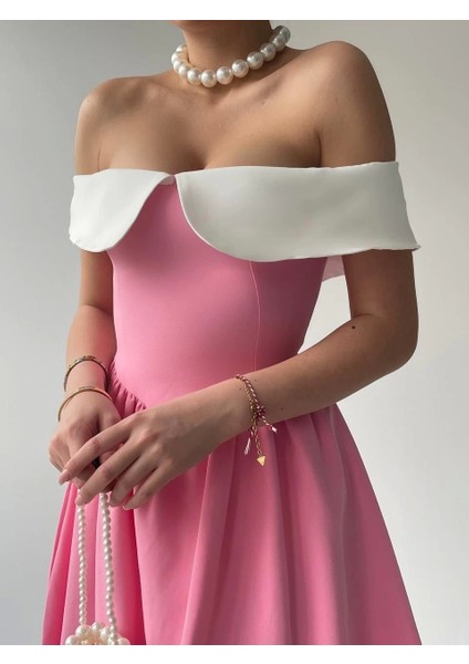 Nalia Beyaz Yakalı Elbise indirimleri