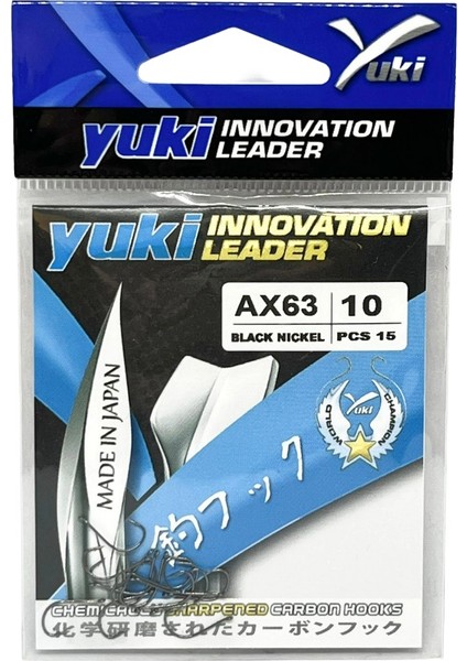 AX63 Black Nickel Iğne 15 Adet No 10