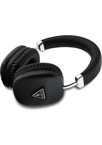 Orjinal Lisanslı Pu Metal Üçgen Logolu Kulak Üstü Bluetooth Kulaklık Luxury Dizayn Siyah fiyatları