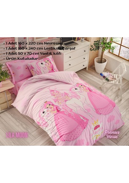 Ranforce Light (Prenses Horse) Tek Kişilik Nevresim Takımı fiyatları