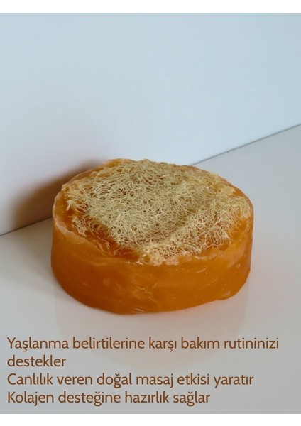 El Yapımı Kabak Lifli Mango Sabunu 200 Gram - Bitkisel Lifli, Peeling Etkili El ve Vücut Sabunu modelleri