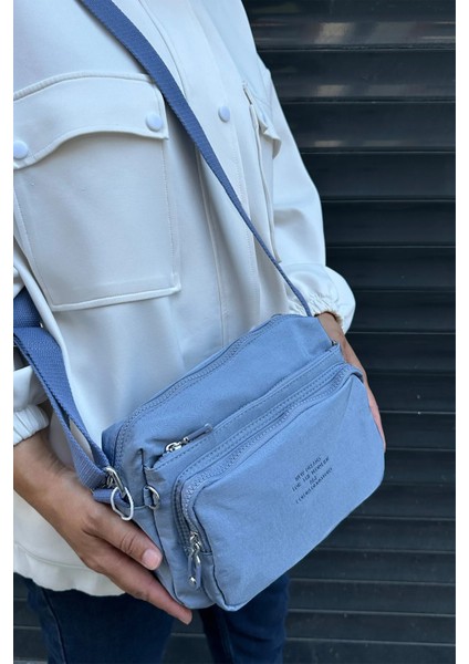 Ithal Klinkır Kumaş Unisex Omuz Çantası modelleri