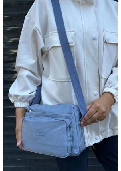 Ithal Klinkır Kumaş Unisex Omuz Çantası fırsatları