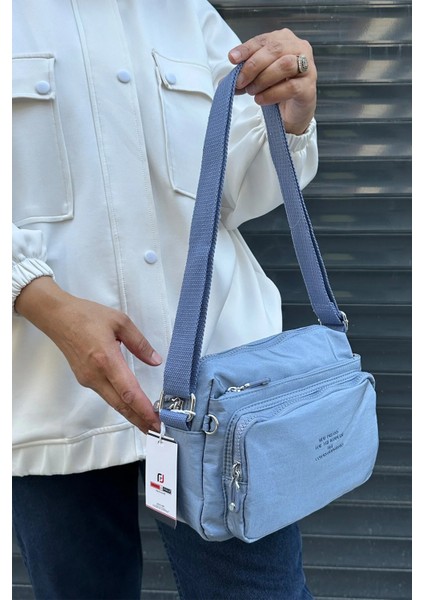 Ithal Klinkır Kumaş Unisex Omuz Çantası indirimleri