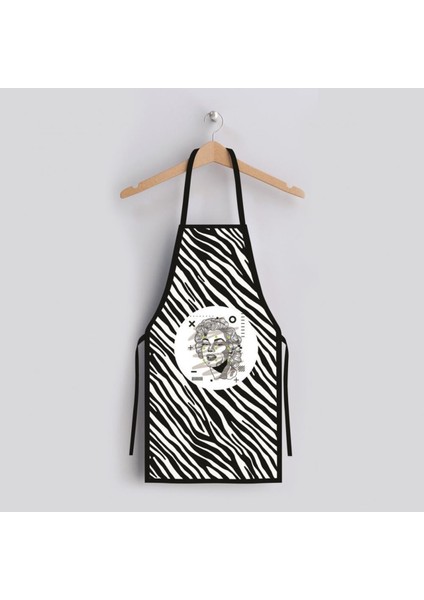 Iconic People Marilyn Monroe Mutfak Önlüğü (Keten Kumaş, Uluslararası Yıkama ve Solmama Sertifikası) fiyatları