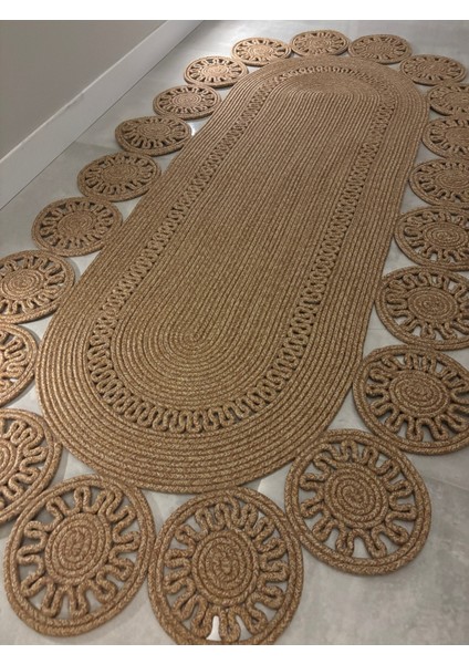 Marguerite Özel Tasarım Hasır Jüt Kilim – Koridor, Antre ve Salon Halısı Yolluk modelleri