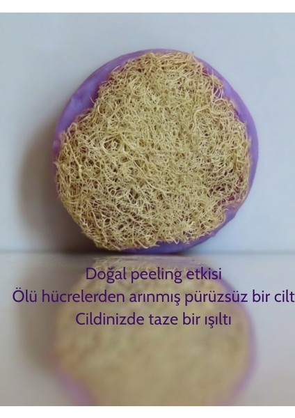 El Yapımı Kabak Lifli Lavanta Sabunu 200 Gram - Bitkisel Lifli, Peeling Etkili El ve Vücut Sabunu fiyatları