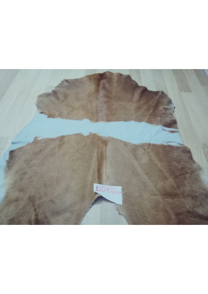 Doğal Işlenmemiş Hakiki Derisi Dana Postu Halı Yolluk