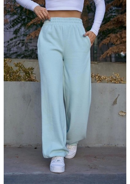 Düz Lastikli Eşofman - Mint Yeşili indirimleri