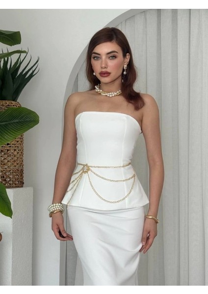 Spas Straplez Elbise indirimleri