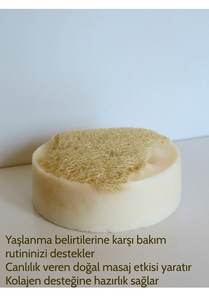 El Yapımı Kabak Lifli Eşek ve Deve Sütlü Sabun 200 Gram Bitkisel Lifli Peeling Etkili El Vücut Sabunu modelleri